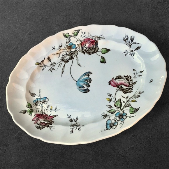 Johnson Bros Brothers -England- “Day in June” Oval Serving Platter 12” glazed - Picture 2 of 13